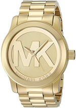 Ficha técnica e caractérísticas do produto Relogio Mk5473 Logo Dourado Oversize - Mk6228