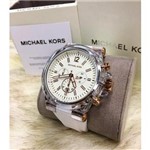 Ficha técnica e caractérísticas do produto Relogio Mk5877 Silicone Branco - Mk6238 - Michael Kors