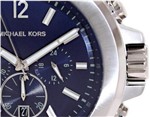 Ficha técnica e caractérísticas do produto Relogio Mk8303 Silicone Azul Prata - Mk6242 - Michael Kors