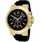 Ficha técnica e caractérísticas do produto Relogio Mk8325 Silicone Preto com Dourado - Mk6241 - Michael Kors