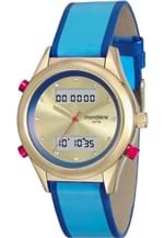 Ficha técnica e caractérísticas do produto Relógio Mondaine 99120LPMVDH3 Dourado/Azul