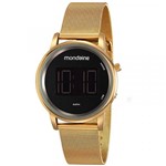 Relógio Mondaine Digital Dourado 32060LPMVDE1