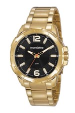 Ficha técnica e caractérísticas do produto Relógio Mondaine Feixo Metal Dourado Masculino Adulto 53791