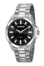 Ficha técnica e caractérísticas do produto Relógio Mondaine Feixo Metal Prata Masculino Adulto 83457