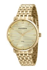 Ficha técnica e caractérísticas do produto Relógio Mondaine Feminino 53651LPMVDE1 Dourado - Seculus