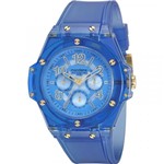 Ficha técnica e caractérísticas do produto Relógio Mondaine Feminino Azul Multifunction 99379LPMVNP1 Analógico 5 Atm Acrílico