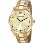 Ficha técnica e caractérísticas do produto Relógio Mondaine Feminino Dourado 53812LPMVDE2 Analógico 5 Atm Cristal Mineral Tamanho Grande