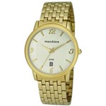 Ficha técnica e caractérísticas do produto Relógio Mondaine Feminino Dourado 94496LPMTDE2 Calendário Resistente à Água 30M