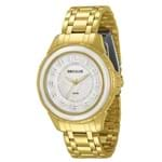 Ficha técnica e caractérísticas do produto Relógio Mondaine Feminino Dourado Fundo Branco - 28378Lpsvds1