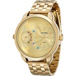 Ficha técnica e caractérísticas do produto Relógio Mondaine Feminino Dourado Moda 76544LPMVDE1