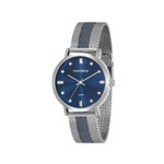 Ficha técnica e caractérísticas do produto Relógio Mondaine Feminino Prata/Azul 76698lpmvoe2