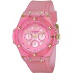 Ficha técnica e caractérísticas do produto Relógio Mondaine Feminino Rosa Multifunction 99379LPMVNP2 Analógico 5 Atm Acrílico