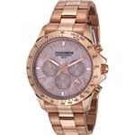 Ficha técnica e caractérísticas do produto Relógio Mondaine Feminino Rosê Chronograph 78754LPMVRS4 Analógico 5 Atm Cristal Mineral