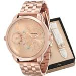 Ficha técnica e caractérísticas do produto Relógio Mondaine Feminino Troca Pulseiras 76715LPMVRE2