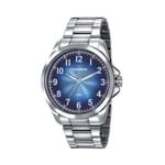 Ficha técnica e caractérísticas do produto Relógio Mondaine Masc Visor Azul Vintage Prata 99418G0mvne2