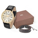 Relógio Mondaine Masculino 83286gpmvdh2k2 + Pulseira