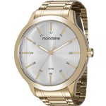 Ficha técnica e caractérísticas do produto Relógio Mondaine Masculino Dourado Classico 99135GPMVDE2