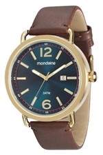 Ficha técnica e caractérísticas do produto Relógio Mondaine Masculino Dourado e Azul 99153gpmvdh1