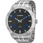 Relógio Mondaine Masculino Prata 99190G0MVNE1