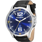 Ficha técnica e caractérísticas do produto Relógio Mondaine Masculino Preto Urbano 76672G0MVNH2 Analógico 3 Atm Cristal Mineral