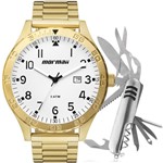 Ficha técnica e caractérísticas do produto Relógio Mormaii Masculino Dourado Flip MO2115AN/4C