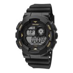 Relógio Mormaii Masculino Wave Mo3415a/8p Preto Oferta