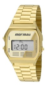 Ficha técnica e caractérísticas do produto Relógio Mormaii Unisex Vintage Mojh02ab/4d Digital Dourado