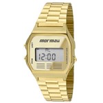 Ficha técnica e caractérísticas do produto Relógio Mormaii Unissex Vintage Mojh02ab/4d Digital Dourado Dourado