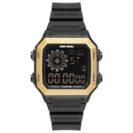 Ficha técnica e caractérísticas do produto Relógio Mormaii Vibe Preto / Dourado Unissex MO2002JC/8D