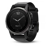 Ficha técnica e caractérísticas do produto Relógio Multiesportivo Garmin Fenix 5S Sapphire Preto com Monitor Cardíaco no Pulso