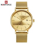 Relógio Naviforce Slim 3008 Dourado
