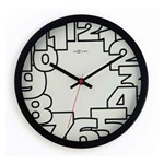 Ficha técnica e caractérísticas do produto Relógio Nextime Luminate 25 Cm Preto - Branco