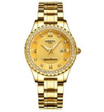 Relogio Nibosi 2315 Feminino Dourado Extremamente Elegante