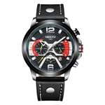 Ficha técnica e caractérísticas do produto Relógio NIBOSI Men Watch Luxo marca esportiva militar do exército Assista Men pulseira de couro