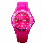 Relógio Nowa Feminino Rosa NW0523RK Borracha