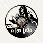 Ficha técnica e caractérísticas do produto Relógio O Rei leão desenhos Filmes Series Infantil Vinil LP