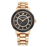 Relogio Octea Lux, Pulseira de Metal, Preto, Rose Gold