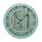 Ficha técnica e caractérísticas do produto Relógio Old Navy Metal Azul Ø 50cm