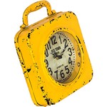 Ficha técnica e caractérísticas do produto Relógio Oldway Amarelo em Ferro