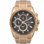 Ficha técnica e caractérísticas do produto Relógio Orient Cronógrafo Mgssc005 Dourado Ouro