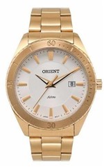 Ficha técnica e caractérísticas do produto Relógio Orient Dourado Eternal com Calendário Mostrador Branco