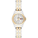 Ficha técnica e caractérísticas do produto Relogio Orient Feminino Automatic, Prata e Dourado com Calendario 559Tt002 S3Sk