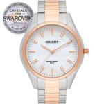 Ficha técnica e caractérísticas do produto Relógio Orient Feminino Bicolor Swarovski FTSS0054B1SR