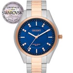 Ficha técnica e caractérísticas do produto Relógio Orient Feminino Bicolor Swarovski FTSS0055D1SR