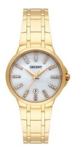 Ficha técnica e caractérísticas do produto Relogio Orient Feminino Dourado Pequeno Analogico a Prova Dagua Fgss1126