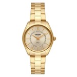 Ficha técnica e caractérísticas do produto Relogio Orient Feminino Dourado Pequeno FGSS0125 C1kx