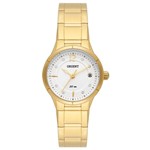 Ficha técnica e caractérísticas do produto Relógio ORIENT Feminino Dourado Strass FGSS1120 S2KX