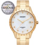 Ficha técnica e caractérísticas do produto Relógio Orient Feminino Dourado Swarovski Elements FGSS1151B1KX