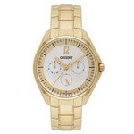 Ficha técnica e caractérísticas do produto Relógio Orient Feminino Fgssm060 S2kx Dourado Multifunção