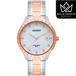 Ficha técnica e caractérísticas do produto Relógio Orient Feminino FTSS1115 Prata e Rose Gold